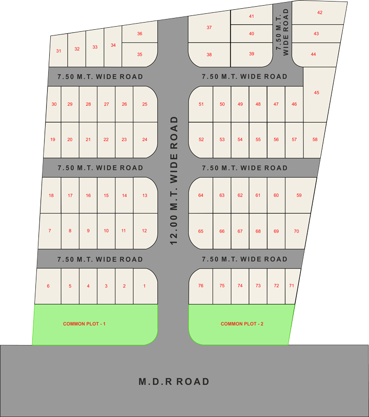 MDR road Layout Plan